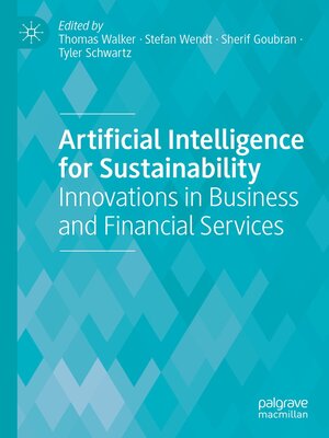 cover image of Artificial Intelligence for Sustainability